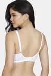 Zivame Basics Double Layered Non Wired 3/4th Coverage Sag Lift Bra-White