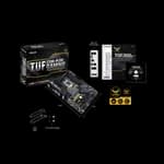 ASUS TUF Z390-PLUS GAMING, Intel Z390 ATX gaming motherboard with OptiMem II, Aura Sync RGB LED lighting, DDR4 4266+ MHz support, 32Gbps M.2, Intel Optane memory ready, and native USB 3.1 Gen 2.