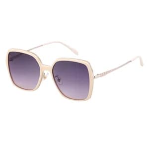 Oudi Premium UV Protected Lens Gold-Toned Metal Full Rim Sunglasses for Women Pink-Gold
