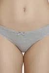 Zivame (Pack of 3) Bikini Low Rise Anti-Microbial Panty For Women - Blue Pacific Grey