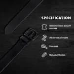 Hammonds Flycatcher Genuine Leather Belt For Men - Men's Leather Belt | Men's Belt For Casualwear And Partywear |