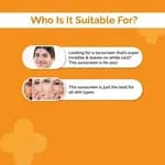 The Derma Co Hyaluronic Invisible Sunscreen Gel with Hyaluronic Acid & Vitamin E - 50g