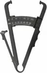 Body Fat Caliper - Handheld BMI Body Fat Measurement Device - Body Fat Analyzer -Skinfold Caliper Measures Body Fat with Chart and Manual