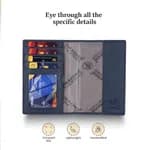 HAMMONDS FLYCATCHER Prussian Blue Leather Unisex RFID Blocking Passport Holder (PH602BNL) - Leather Passport Holder |