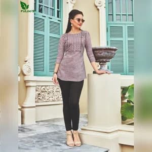 FuLoo's Autograph Cotton Tops for Women #7203