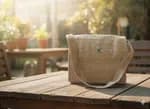 Handmade Hemp & Cotton Messenger Bag - Eco-Friendly Laptop & File Bag - Made in Nepal (36x30x6 cm)