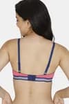 Zivame Padded Regular Wired 3/4th Coverage T-shirt Bra - Pink