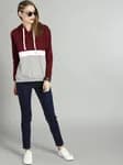 RS Women Navy Skinny Fit Mid-Rise Clean Look Stretchable Cropped Jeans