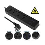 Lucky Hawk T18 2M Power Strip Stop3 Power Socket 4 USB Port