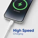 Elephu Silky Series Data Cable 1545| ( USB to Lightning/Iphone)| Fast charging| Pure soft Silicon Cable| 1000mm Length| Pure Copper Wire|