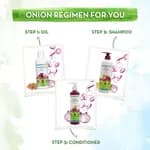 Mamaearth Onion Shampoo with Onion & Plant Keratin for Hair Fall Control - 400ml