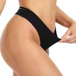 Women\'s Premium Seamless Ice Silk Thongs - Invisible Non-Marking Low Rise G-String Underwear Combo Pack for Women & Girls