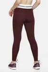 Zelocity Nouveau Shine Legging For Women - Wine