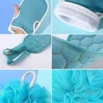 3-in-1 Body Scrubber Set Dead Skin Remover Exfoliating Bath Towel Loofah Mesh Ball Shower Gloves