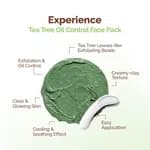 Mamaearth Tea Tree Oil Control Face Pack with Tea Tree & Salicylic Acid for Normal to Oily Skin - 200 g