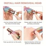 2-in-1 Precision Facial & Eyebrow Shaper – USB Rechargeable Hair Remover for Women