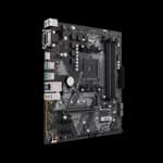 ASUS PRIME B450M-A, AMD AM4 mATX motherboard with Aura Sync RGB header, DDR4 4400MHz, M.2, HDMI 2.0b, SATA 6Gbps and USB 3.1 Gen 2