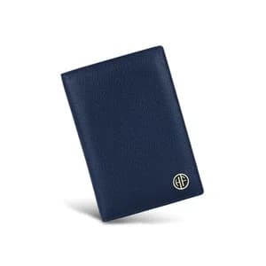 HAMMONDS FLYCATCHER Prussian Blue Leather Unisex RFID Blocking Passport Holder (PH602BNL) - Leather Passport Holder |