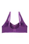 Zivame Basics Double Layered Non Wired 3/4th Coverage Bra-Purple Magic