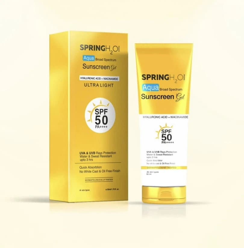 SPRINGH20 AQUA SUNSCREEN 50,+