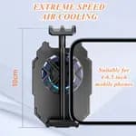 Mobile Phone Gaming Accessories  Mute Cooling Fan with Holder Cool Heat