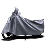 Black Dust Proof Water Resistant Double Mirror Pocket Bike Body Cover For Bike And Scooter - Bike Covers |