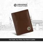 Hammonds Flycatcher Redwood Brown Unisex Genuine Leather Card Holder