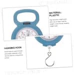 Portable Hook Multifunction Hanging 10kg Measure Dial Luggage Scale