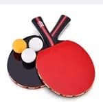 Premium Quality 2Pcs bat Table Tennis Racket with 3 Ball