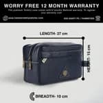 Hammonds Flycatcher Genuine Leather Toiletry Bag