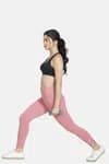 Zelocity Nouveau Stretch Legging For Women - Mauve Glow