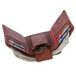 Hammonds Flycatcher Genuine Leather Brown Trifold Wallet For Men