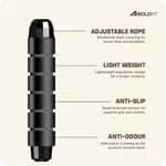 Jump Rope, Tangle-Free Rapid Speed Jumping Rope Cable with Ball Bearings for Women, Men, and Kids, Adjustable Steel Skipping Rope with Foam Handles for Gym Fitness, Home Exercise