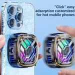 Magnetic Phone Cooler - Semiconductor Technology Cooling Fan - Portable Cell Phone Radiator With Larger Cooling Area, Semiconductor Technology Cooling Fan