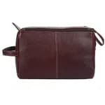 Hammonds Flycatcher Genuine Leather Toiletry Bag For Men