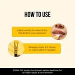 Dr. Sheth's Kesar & Kojic Acid Lip Balm|Reduces Lip Pigmentation|SPF 50+ PA+++|24H Moisturization|Non Sticky|Lightweight|For Dark,Dry,Flaky Lips|Natural Oils & Butters|All Genders|10g