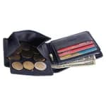 Hammonds Flycatcher Blue Genuine Leather Wallet for Men (HF 593 BNL)