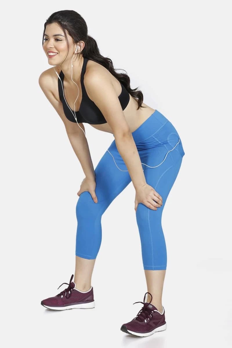 Zelocity Nouveau Stretch Capri For Women - French Blue