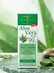 ​Aichun Beauty Aloe Vera 99?ce Serum - Collagen + Vitamin E (30ml) | Oil-Free Moisturizing & Whitening Serum for All Skin Types