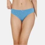 Zivame Bikini Low Rise Anti-Microbial Panty (Pack of 3) For Women - Pacific Blue Cherry