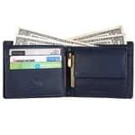 Hammonds Flycatcher Blue Genuine Leather Wallet for Men (HF 593 BNL)