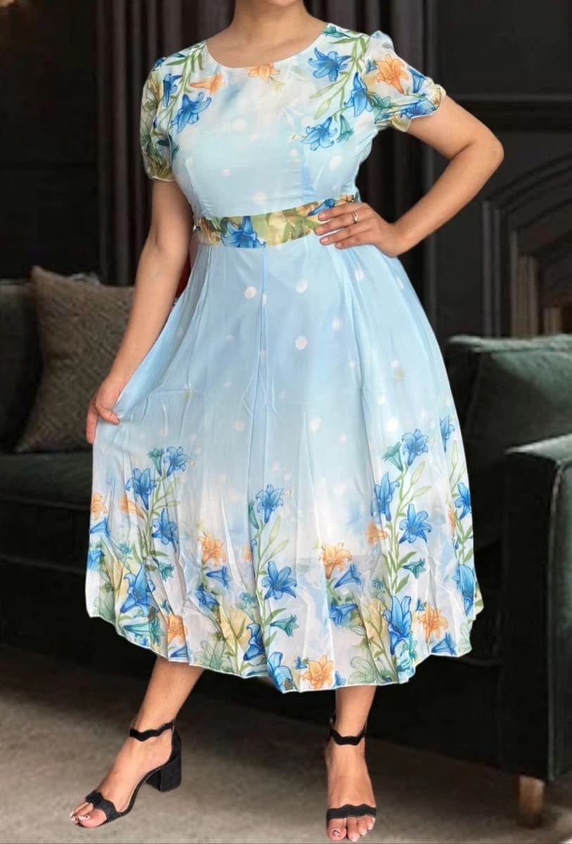 Trendy Chiffon one piece for girls