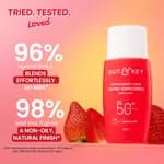 Dot & Key Strawberry Dew Tinted Sunscreen | 02 Warm Ivory |  In-Vivo Tested SPF 50+ PA++++ With New-Age UV Filters, Brightens & Protects Skin, Ultra-light, Blends Easily, With Niacinamide, Natural Finish, Non-Sticky | 50ml