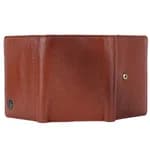 Hammonds Flycatcher Genuine Leather Brown Trifold Wallet For Men