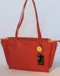 Red / Brown Tote Style Ladies Bag