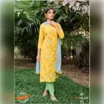 FuLoo's Savy Pure Cotton Designer Kurti in 3 set #03
