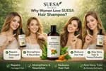 SUESA Herbal Shampoo with Conditioner | Honey, Tulsi & Aloe Vera | Anti Hair Fall, Nourishing & Strengthening Formula | Sulphate & Paraben Free | 200 ml