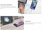 Prolink 30W USB-C to Lightning PD Cable Nylon braided Fast Charge iPhone 1M - GCL-30-01