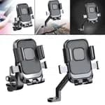 Universal adjustable bike and motorcycle phone mount