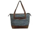 Handcrafted Nepali Felt & Leather Shoulder Bag